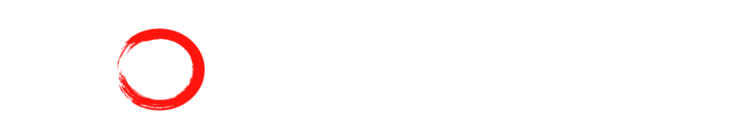Logo Connec7e blanc - Tomber. Se relever. Créer. Logo Connec7e blanc avec cercle rouge et chiffre 7